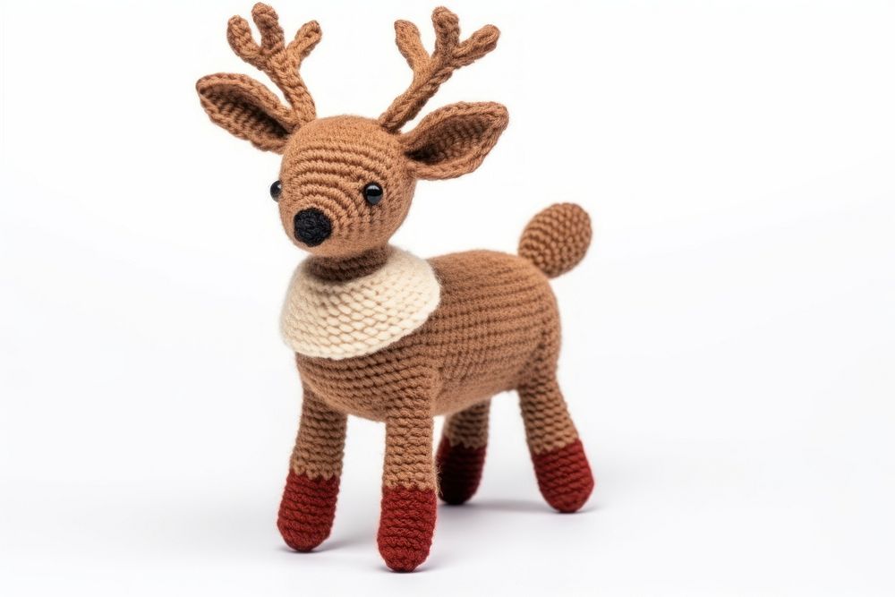 Reindeer toy mammal animal. AI generated Image by rawpixel.