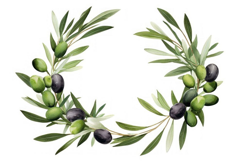 Olive olive plant leaf. AI generated Image by rawpixel.