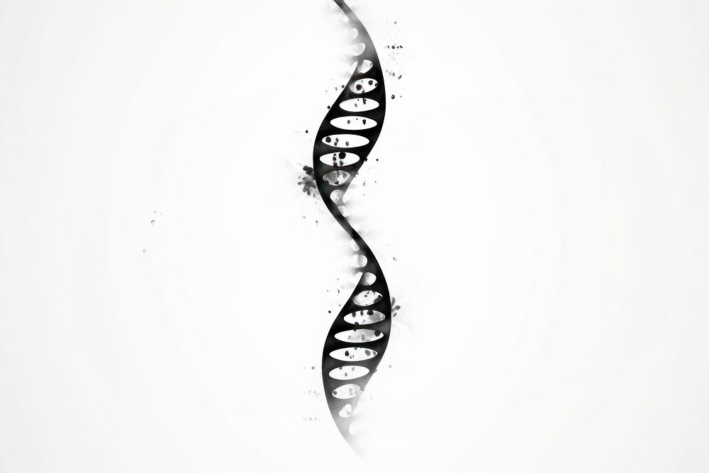 DNA monochrome outdoors science. AI generated Image by rawpixel.