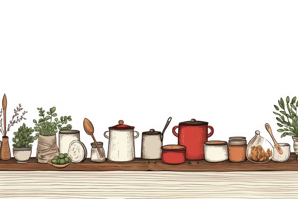 Kitchen plant food arrangement. AI generated Image by rawpixel.
