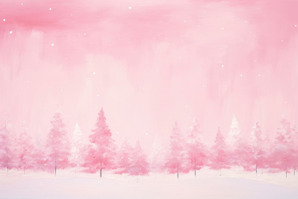 Pink christmas background backgrounds landscape outdoors. AI generated Image by rawpixel.