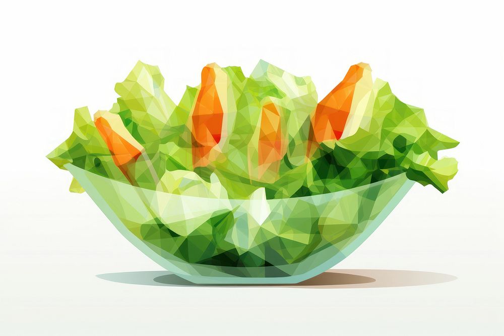 Salad vegetable lettuce carrot. AI generated Image by rawpixel.