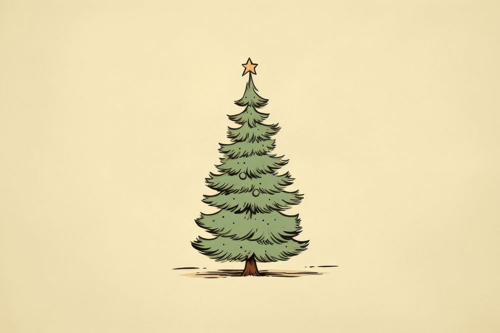 Christmas tree plant celebration copy space. AI generated Image by rawpixel.