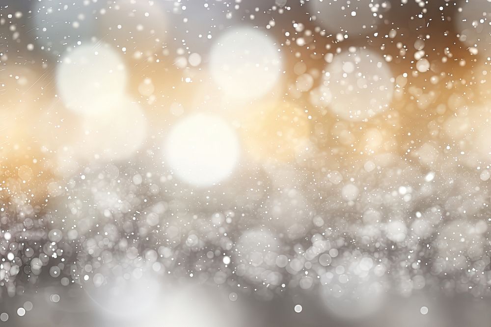 Bokeh light snow backgrounds outdoors. AI generated Image by rawpixel.