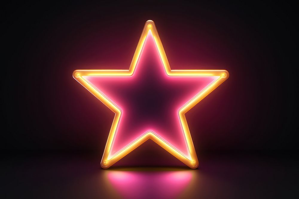 Star yellow symbol light. AI generated Image by rawpixel.