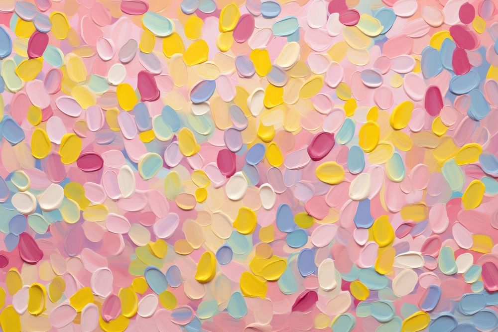 Candy pattern backgrounds confetti painting. AI generated Image by rawpixel.