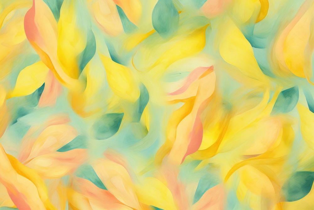 Mango pattern backgrounds painting petal. AI generated Image by rawpixel.