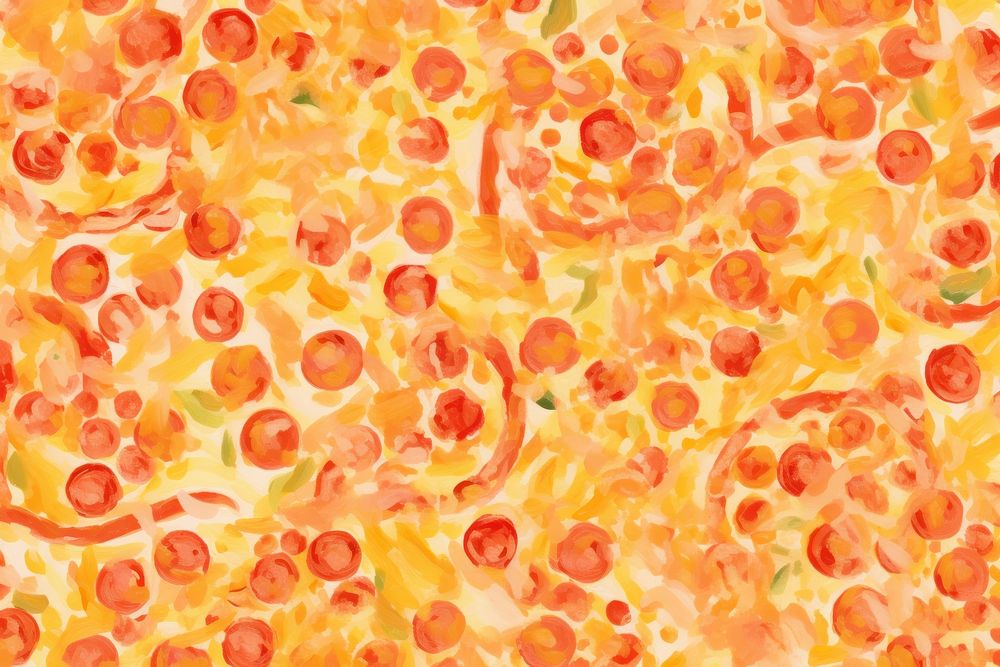 Pizza pattern backgrounds repetition abundance. AI generated Image by rawpixel.