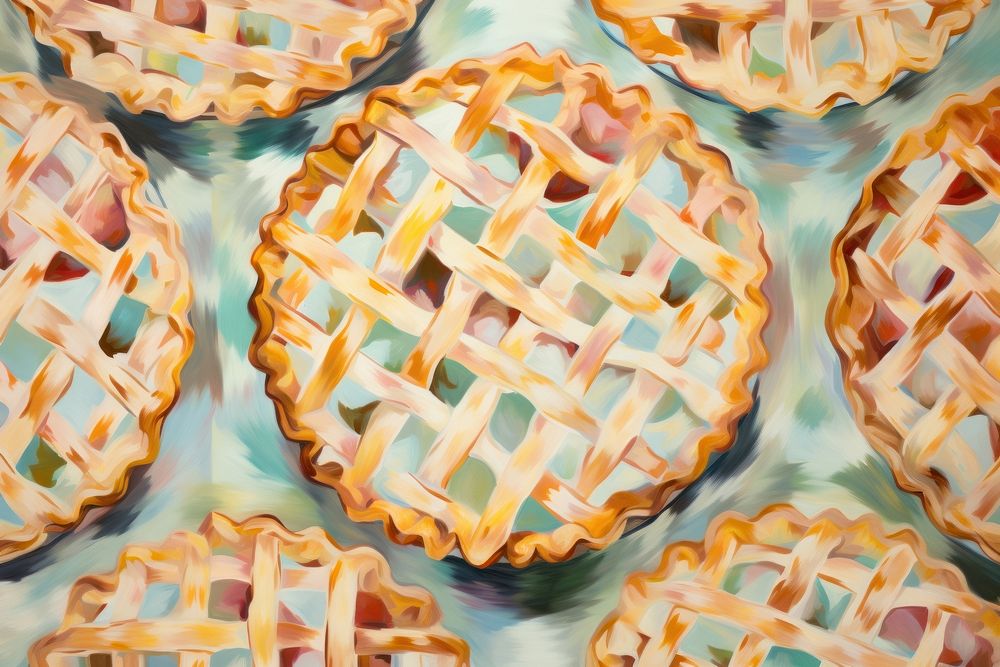 Pie pattern backgrounds dessert food. AI generated Image by rawpixel.
