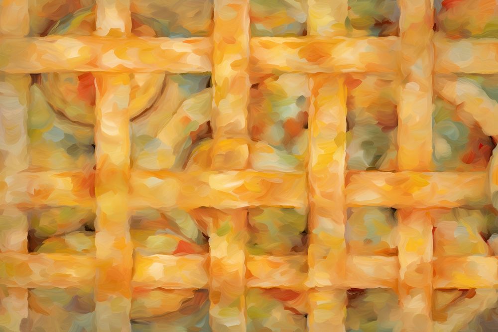 Pie pattern backgrounds painting food. AI generated Image by rawpixel.