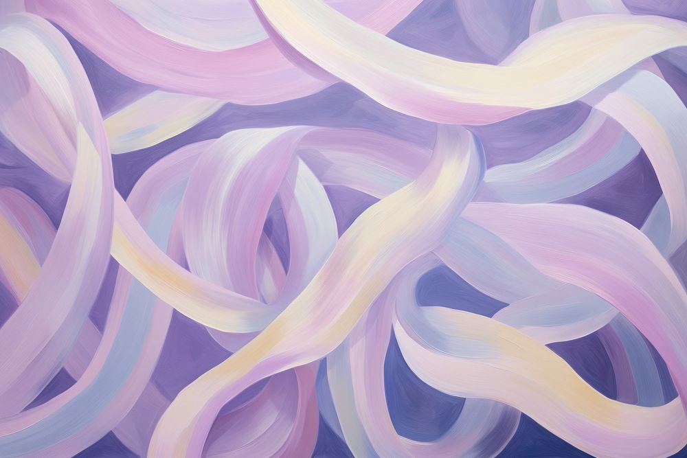 Ribbon pattern backgrounds painting art. AI generated Image by rawpixel.