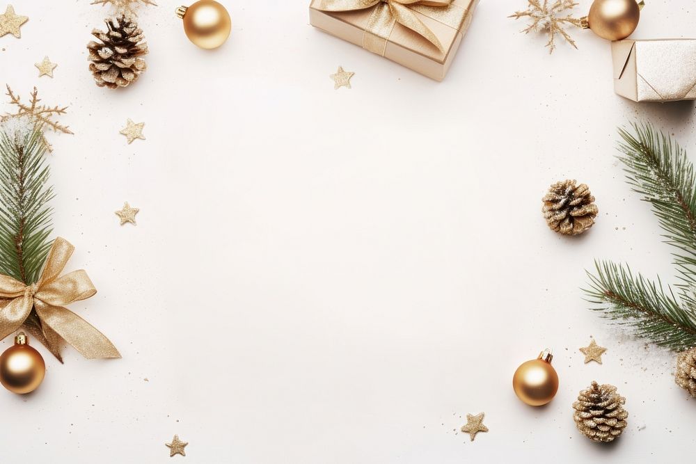 Christmas gift box white background. AI generated Image by rawpixel.