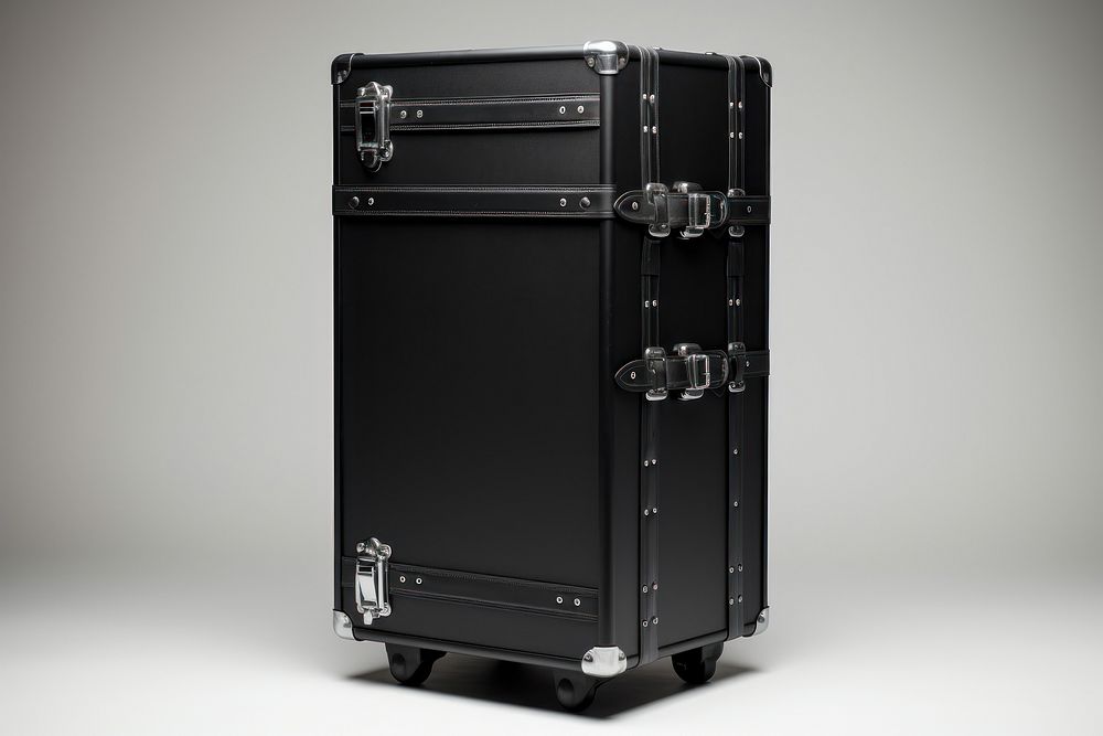 Black safety case suitcase luggage technology. AI generated Image by rawpixel.