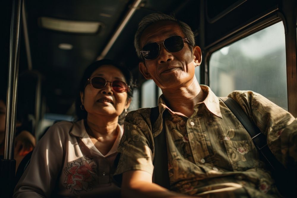Sunglasses portrait travel people. AI generated Image by rawpixel.