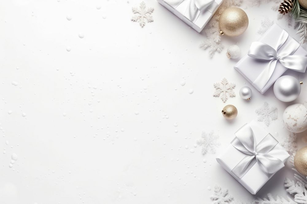 White blank space backgrounds decoration christmas. AI generated Image by rawpixel.