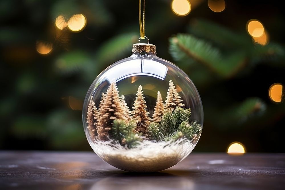 Christmas decoration nature tree. AI generated Image by rawpixel.