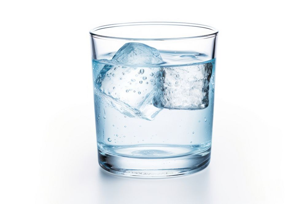 Water drink glass ice. AI generated Image by rawpixel.