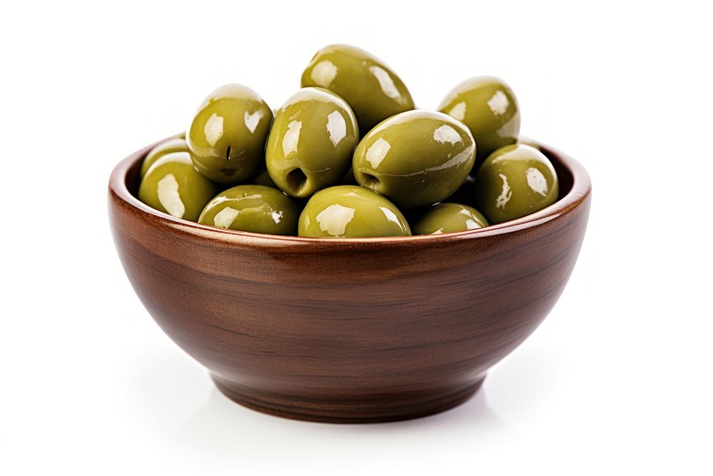 Olive bowl plant food. AI generated Image by rawpixel.