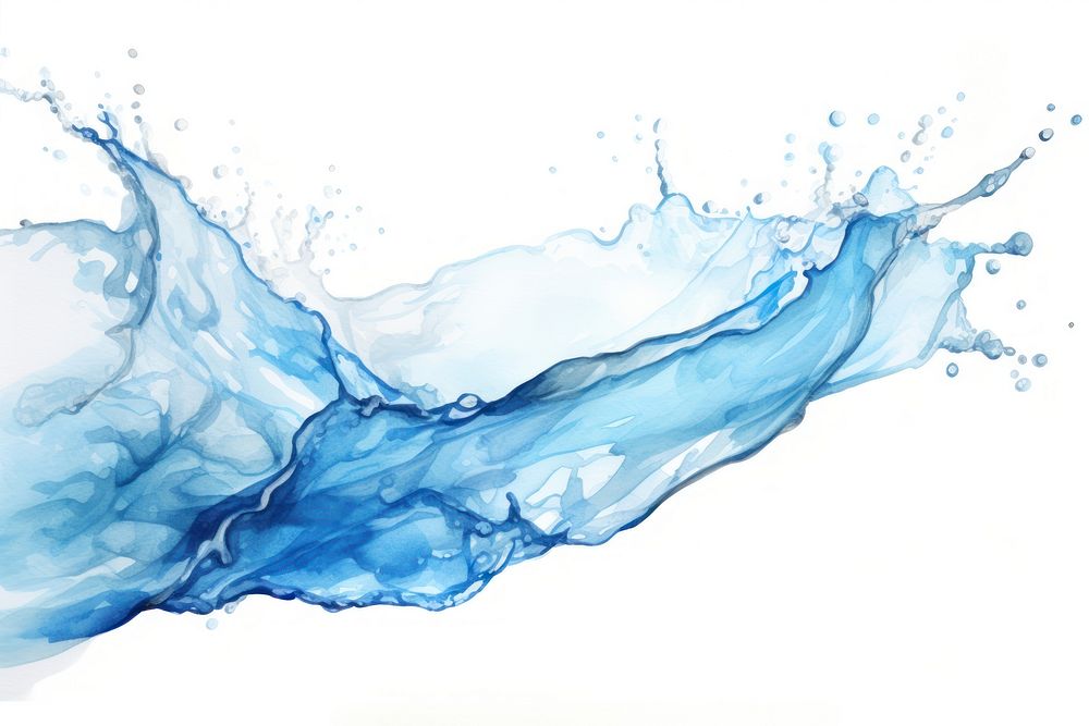 Water backgrounds white background splattered. AI generated Image by rawpixel.