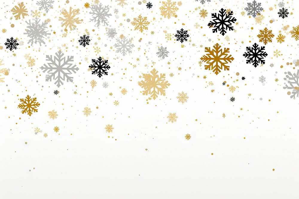Snowflakes pattern backgrounds white. AI generated Image by rawpixel.