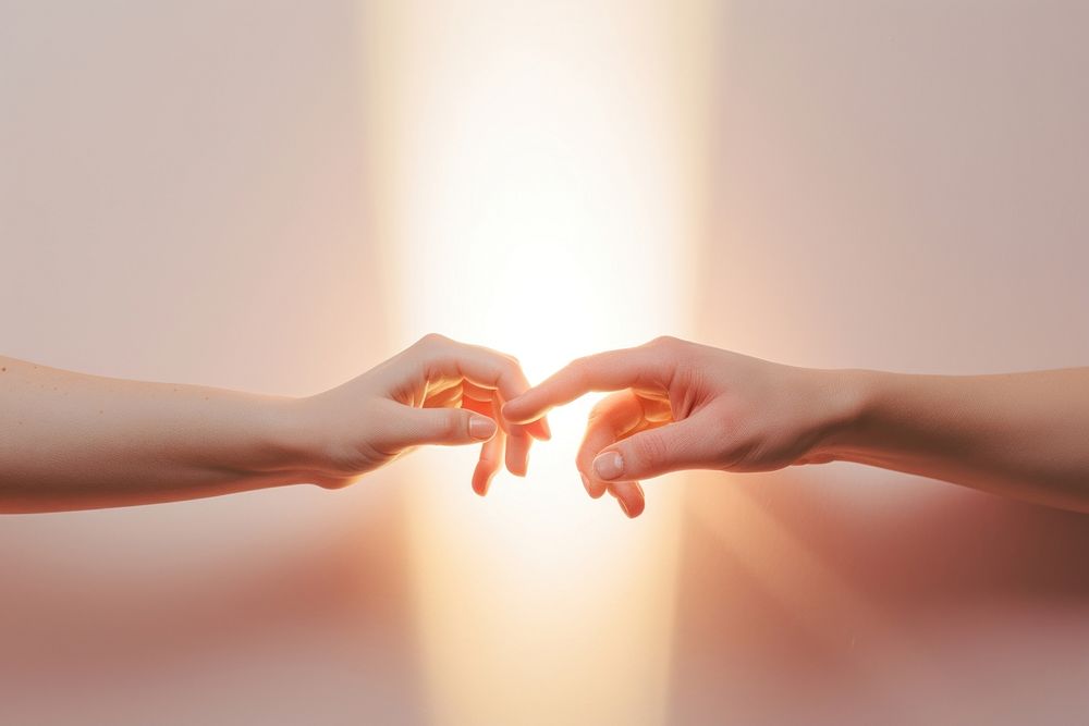 Hands reaching togetherness agreement gesturing. AI generated Image by rawpixel.