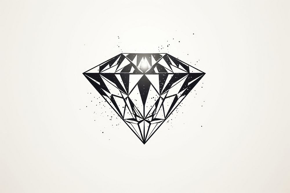 Diamond jewelry line accessories. AI generated Image by rawpixel.
