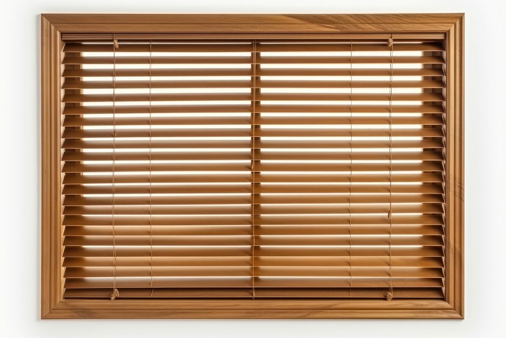 Window backgrounds blinds wood. AI generated Image by rawpixel.