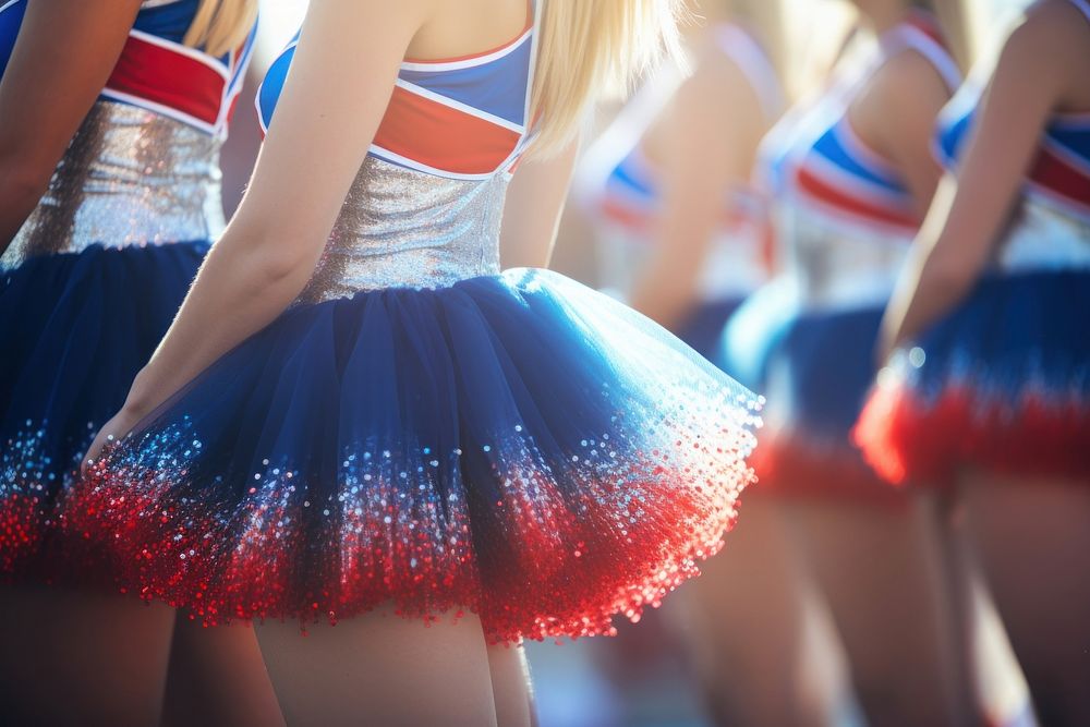 Cheer leaders miniskirt dancing cheerleading. AI generated Image by rawpixel.