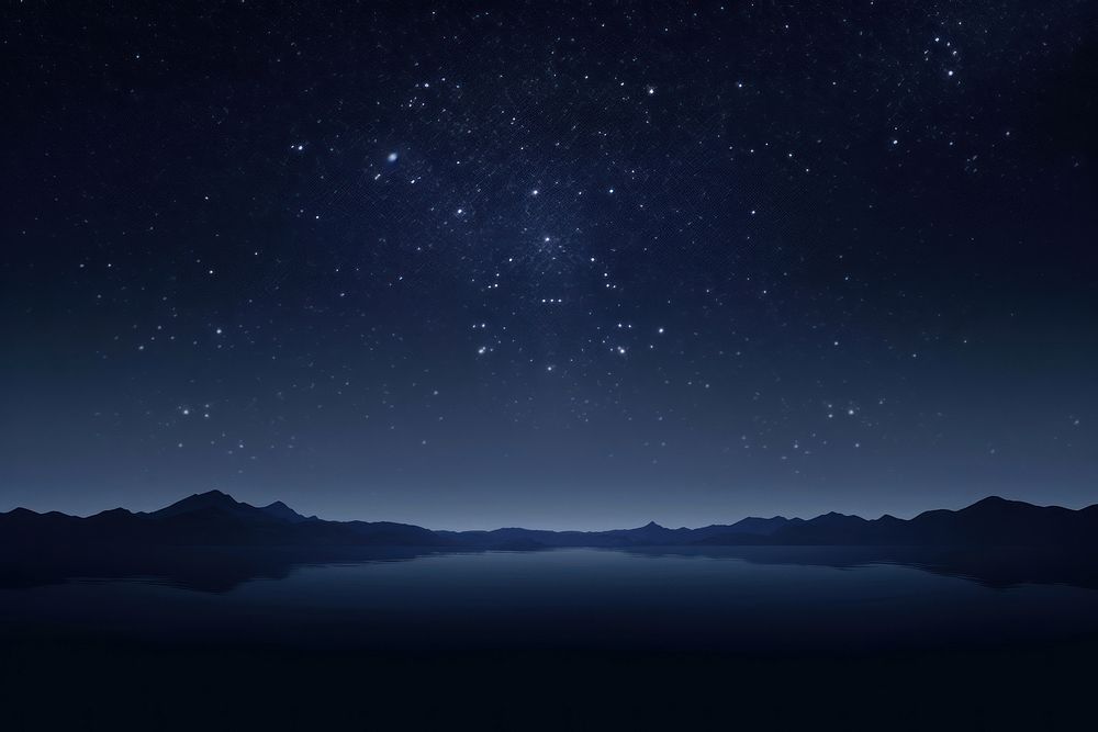 HD aesthetic night sky outdoors nature constellation. AI generated Image by rawpixel.