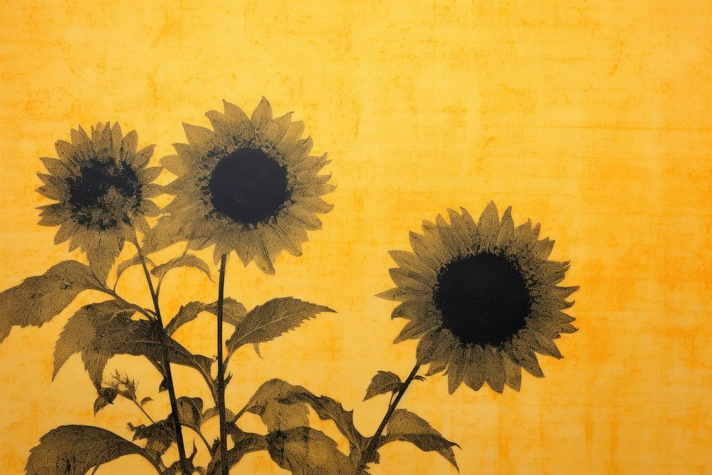Sun flowers garden backgrounds sunflower plant. AI generated Image by rawpixel.