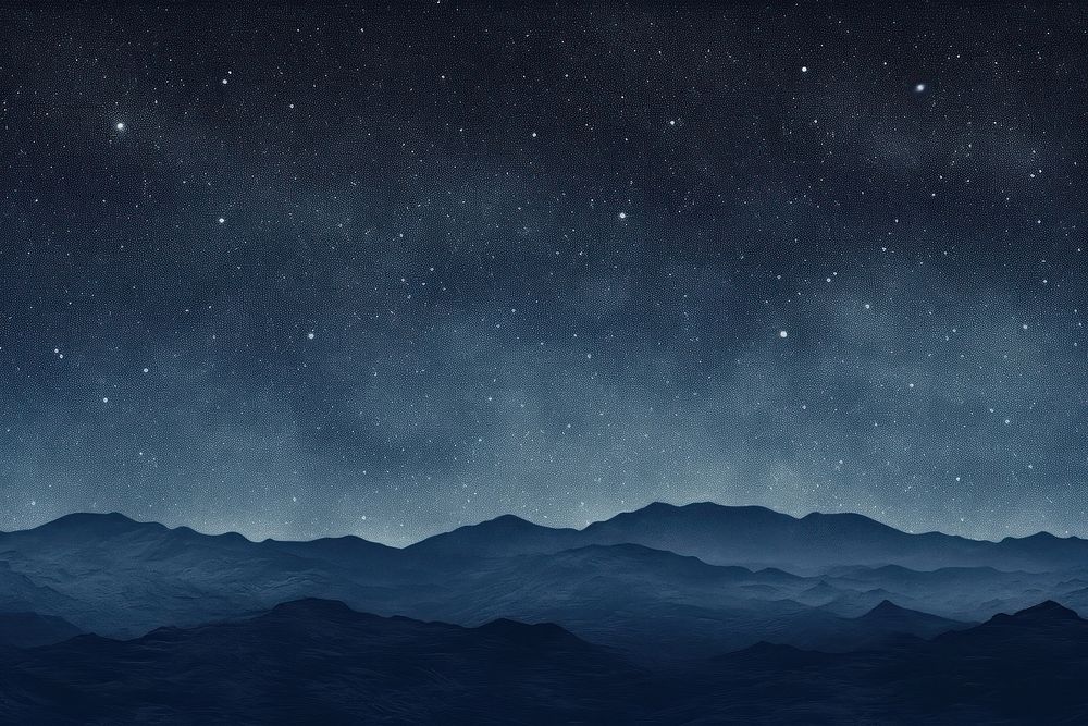 HD aesthetic night sky backgrounds outdoors nature. AI generated Image by rawpixel.