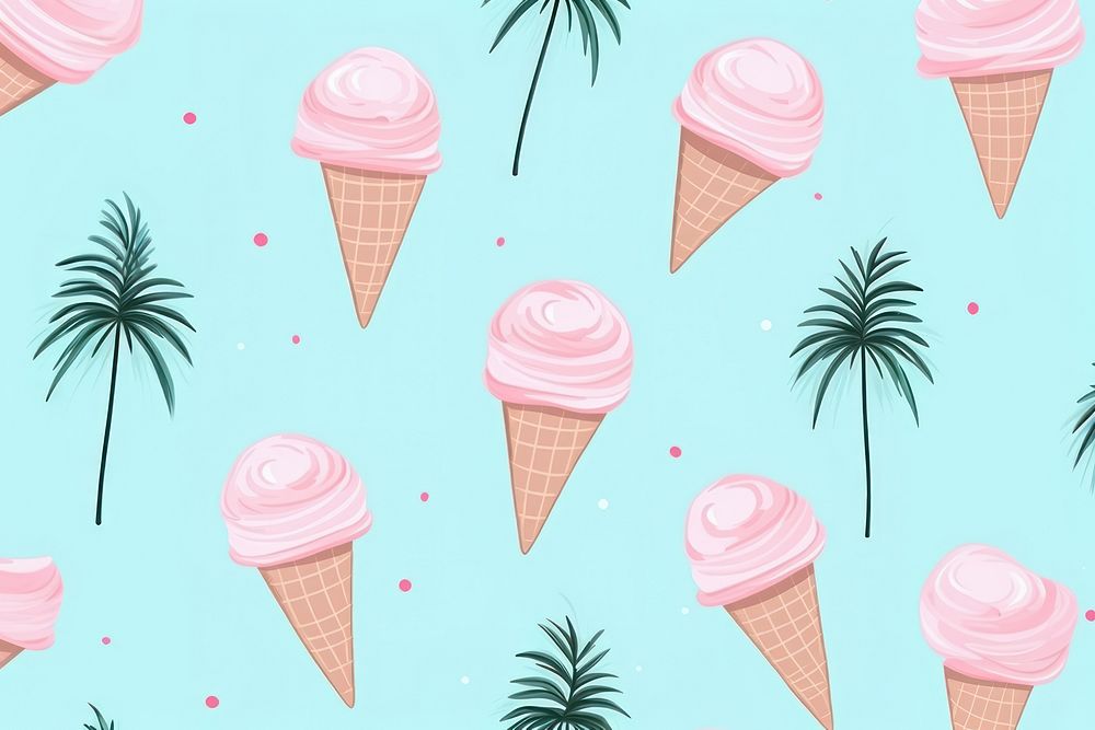 Backgrounds dessert pattern cream. AI generated Image by rawpixel.