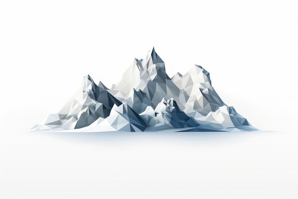 Mountain top nature snow ice. AI generated Image by rawpixel.