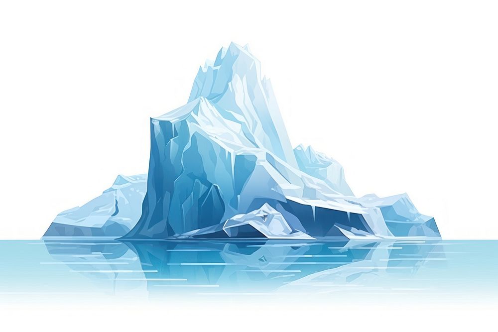 Ice berg outdoors iceberg nature. AI generated Image by rawpixel.