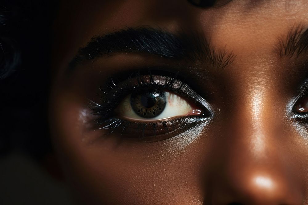 Adult black woman skin. AI generated Image by rawpixel.
