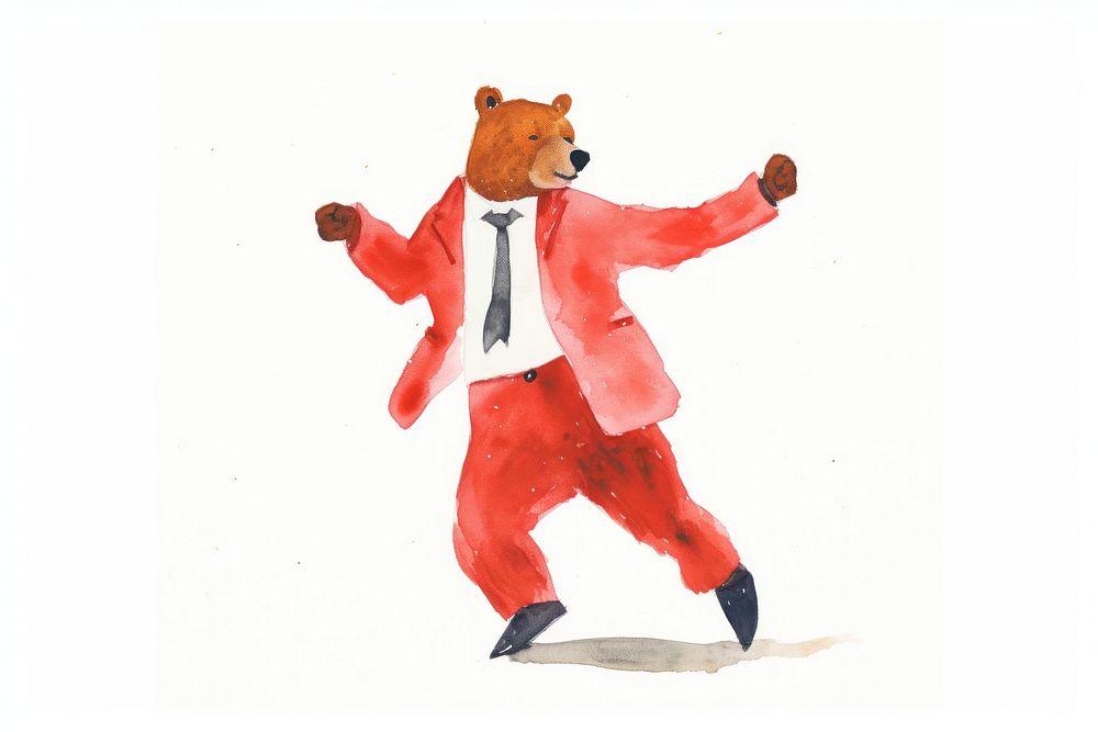 Bear mammal suit art. AI generated Image by rawpixel.