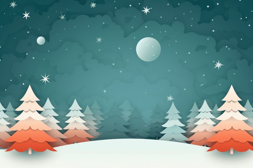 Christmas festival outdoors nature night. AI generated Image by rawpixel.