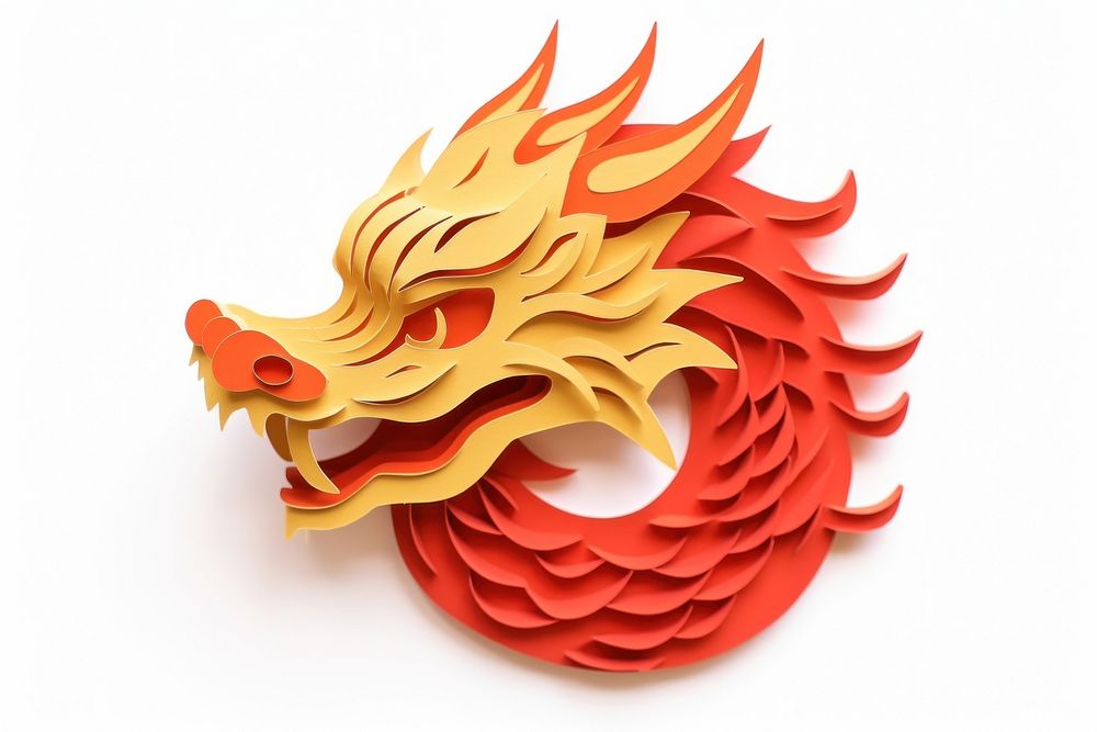 Chinese zodiac symbol Dragon dragon. AI generated Image by rawpixel.
