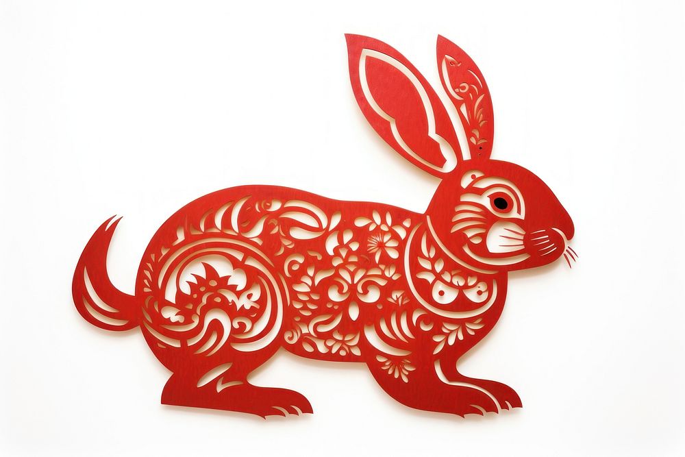 Chinese zodiac symbol Rabbit animal. AI generated Image by rawpixel.