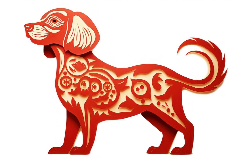 Dog chinese zodiac symbol animal. AI generated Image by rawpixel.