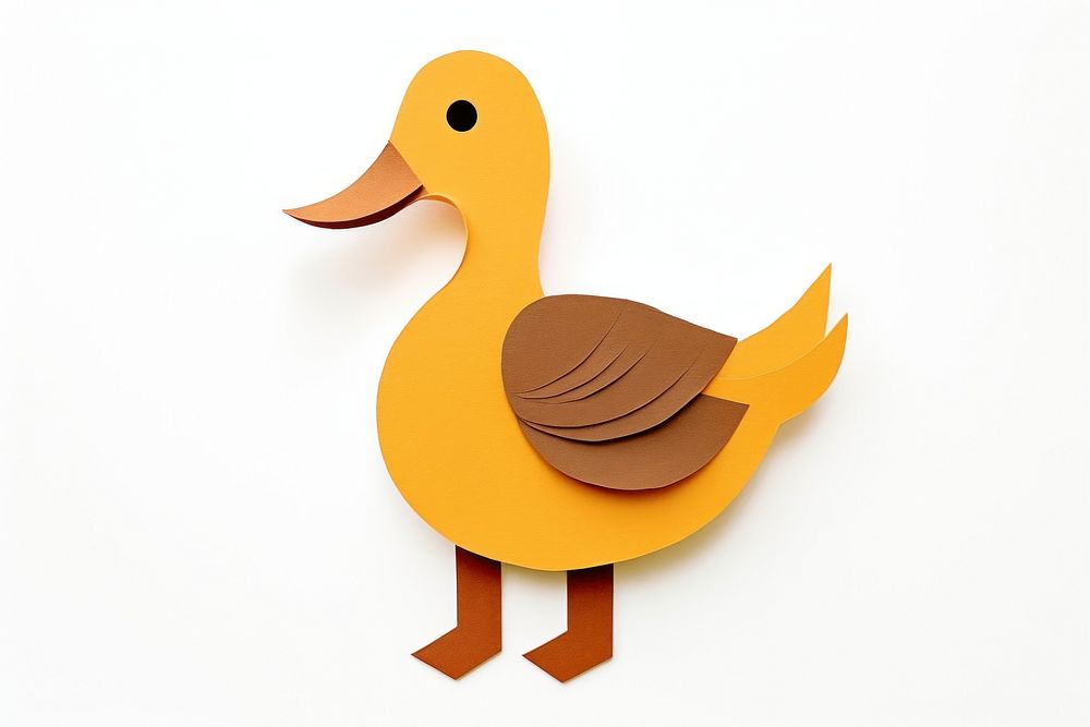 Duck animal bird art. AI generated Image by rawpixel.