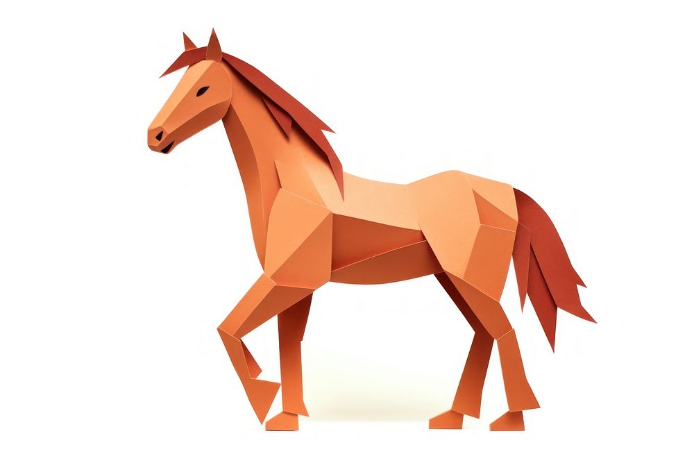 Horse animal mammal white background. AI generated Image by rawpixel.
