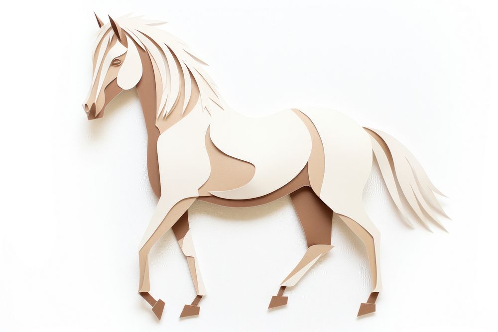Horse animal mammal white. AI generated Image by rawpixel.