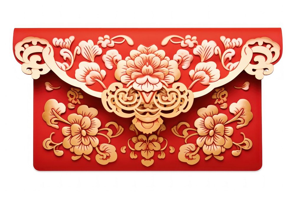 Envelope chinese gold red. AI generated Image by rawpixel.