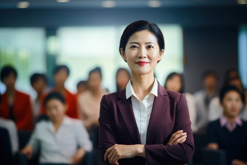 Meeting office female adult. AI generated Image by rawpixel.