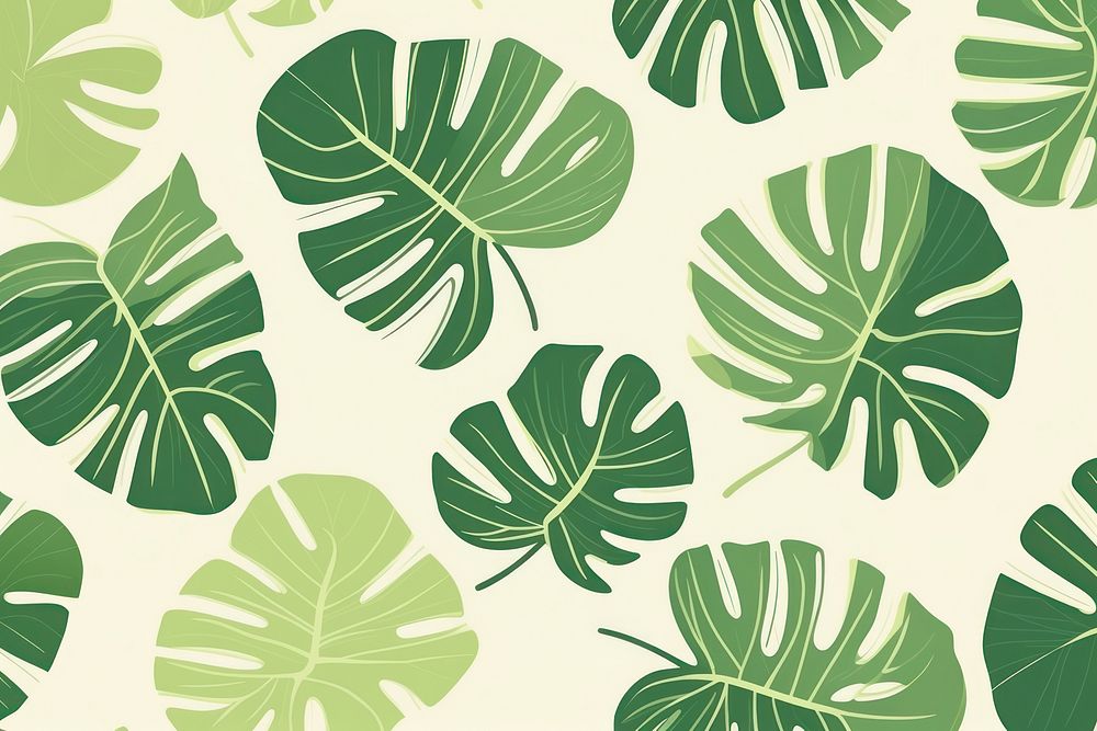 Green backgrounds pattern leaves. AI generated Image by rawpixel.