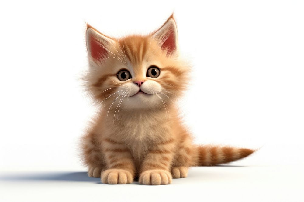 A playful kitten mammal animal cute. AI generated Image by rawpixel.