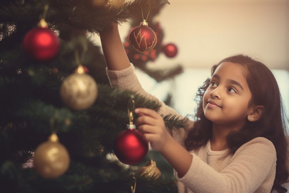 Christmas cheerful holiday child. AI generated Image by rawpixel.