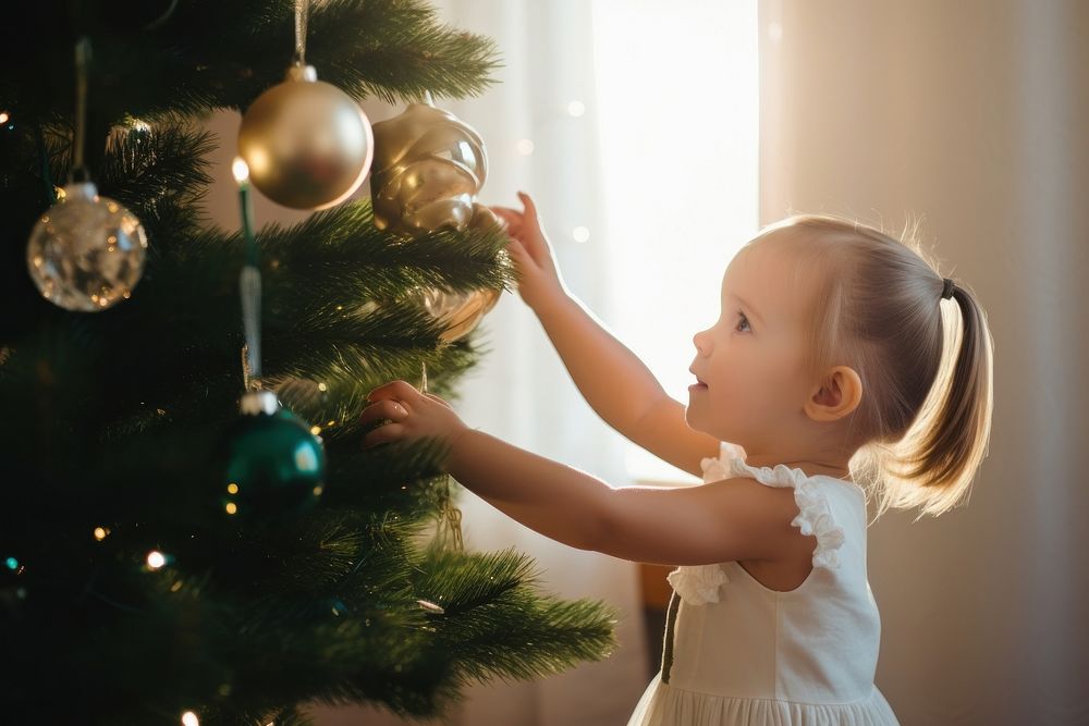 Christmas cheerful holiday child. AI generated Image by rawpixel.