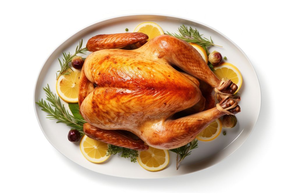 A thankgiving dish dinner plate food. AI generated Image by rawpixel.